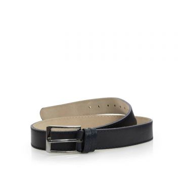 Curea din piele naturala - Blue neted