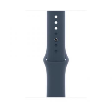 Curea Smartwatch Apple MT3Q3ZM/A pentru Watch 45mm, Sport Band, S/M (Albastru)