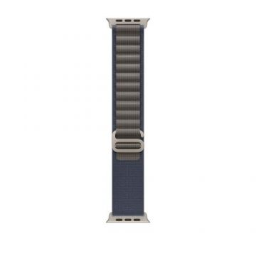 Curea Smartwatch Apple MT5J3ZM/A pentru Watch 49mm, Alpine Loop, Small (Albastru)
