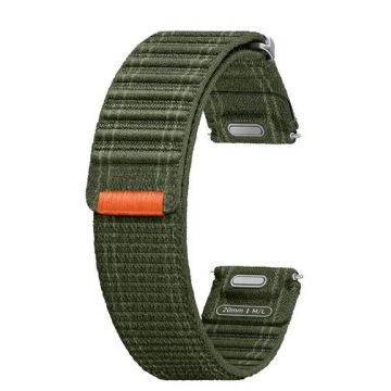Curea smartwatch Samsung Fabric Band ET-SVL31LKEGEU pentru Samsung Galaxy Watch 7, M/L (Verde)