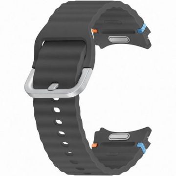 Curea smartwatch Samsung Sport Band pentru Galaxy Watch7 (S/M), Gri