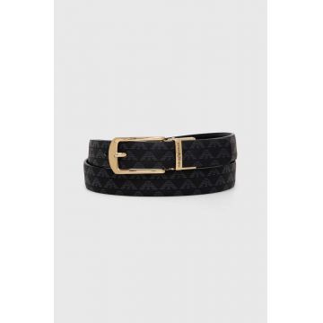 Emporio Armani curea femei, culoarea negru, Y3I373 YFJ5X
