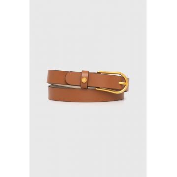 Gianni Chiarini curea de piele femei, culoarea maro, CN 3702 PRCKLUX NUT 6pz