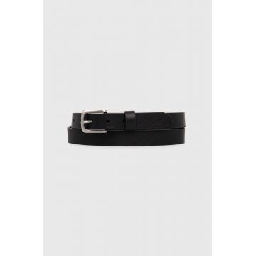 Levi's curea de piele culoarea negru, 0009Y-0000
