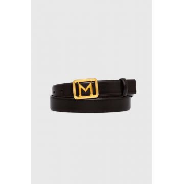 Marella curea de piele femei, culoarea maro, 2423506026200