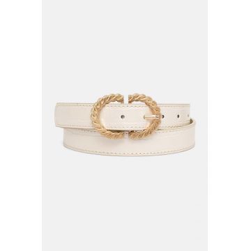 Morgan curea 3WHITE femei, culoarea bej, 3WHITE