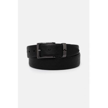 Paul&Shark curea de piele barbati, culoarea negru, 14316035