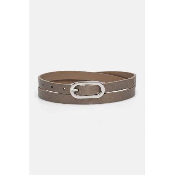 Sisley curea femei, culoarea auriu, 6GYWWL022