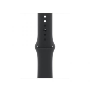 Curea Smartwatch Apple MAXA4ZM/A pentru Watch 40mm, Sport Band, M/L (Negru)