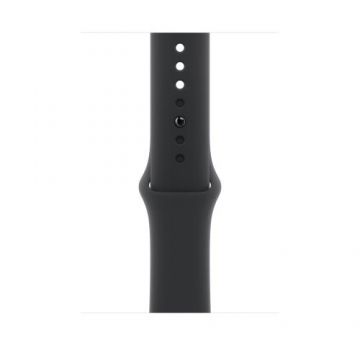 Curea Smartwatch Apple MXM53ZM/A pentru Watch 46mmm, Sport Band, XL (Negru)