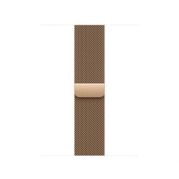 Curea Smartwatch Apple MXMN3ZM/A pentru Watch 42mm, Milanese Loop (Auriu)