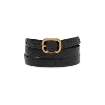Curea dama -  590559 - Piele ecologica - Negru