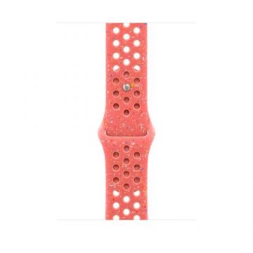 Curea Smartwatch Apple MYLG3ZM/A pentru Watch 46mm, Nike Sport Band, M/L (Roz)