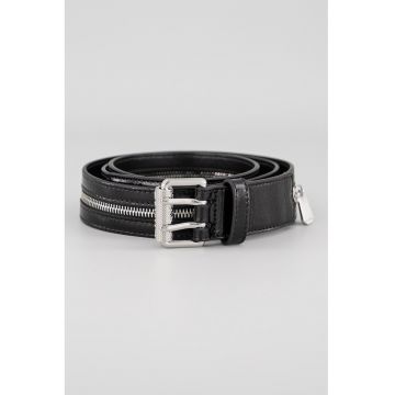Curea de piele cu aspect dublat