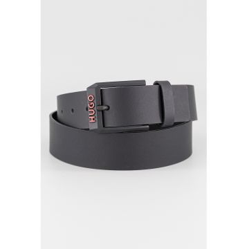 Curea de piele Gelio - Negru