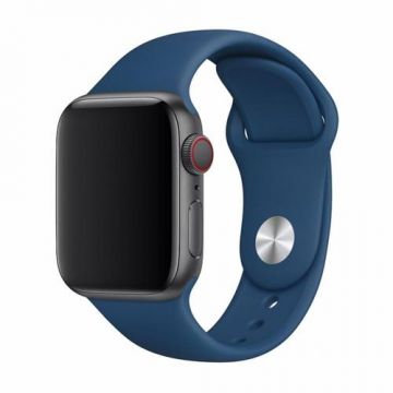 Curea Devia Deluxe Series Sport pentru Apple Watch 42mm / 44mm , Blue Horizon, silicon