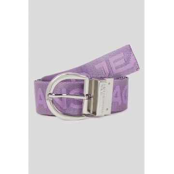 Curea din material textil cu model logo