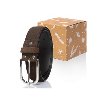Curea Din Piele -  Van-M5001 0690 - Piele - Maro - Latime: 35 mm - Lungime: 90 cm - Maro