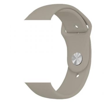 Curea OEM Silicon Simple pentru Apple Watch 42mm / 44mm / 45mm / 49mm Series, M/L, Gri