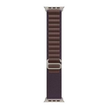 Curea pentru Apple Watch 49mm MT5Q3ZM/A, Alpine Loop, Medium (Indigo)