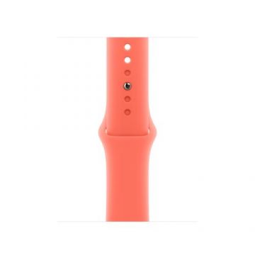 Curea Smartwatch Apple MDT04ZM/A pentru Watch 42mm, Sport Band, M/L (Portocaliu)