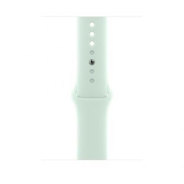 Curea Smartwatch Apple MDT94ZM/A pentru Watch 46mm, Sport Band, S/M (Verde deschis)