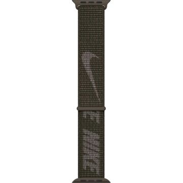 Curea Smartwatch Apple ML2V3ZM/A pentru Watch 41mm, Nike Sport Loop, Regular (Verde)