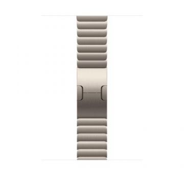 Curea Smartwatch Apple MXMF3ZM/A pentru Watch 46mm, Natural Link Bracelet (Argintiu)