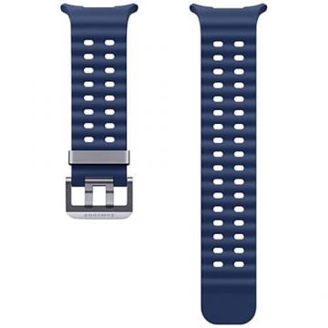 Curea Smartwatch Samsung Marine Band pentru Galaxy Watch Ultra, Albastru