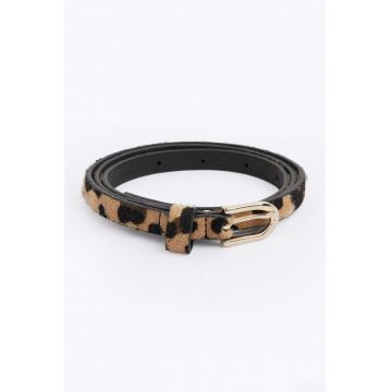 Curea subtire cu animal print