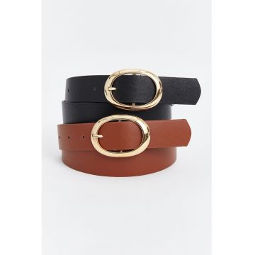 Set de curele din piele ecologica - 2 piese
