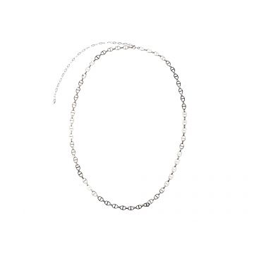 Curea ALDO argintie, POISED 040, din metal