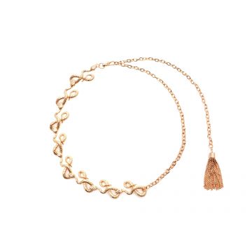 Curea ALDO aurie, VIPERELLE 710, din metal