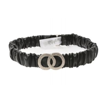 Curea ALDO neagra, UNDULATA 971, din piele ecologica