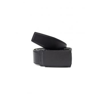 Curea barbati -  piele naturala - negru - Moderny 110cm