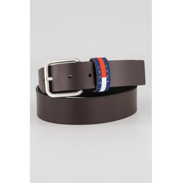 Curea de piele cu logo Keeper