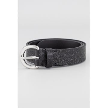 Curea de piele cu model monograma