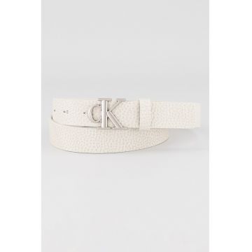 Curea din piele cu catarama cu logo - Grej