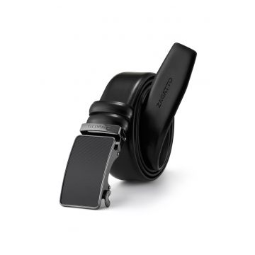 Curea din piele naturala - Negru