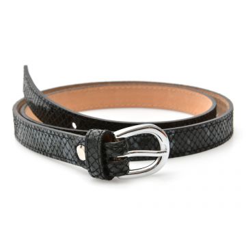 Curea EPICA neagra, F32, din piele naturala