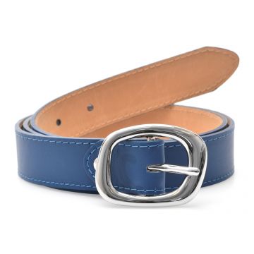 Curea GRYXX albastra, FG3, din piele naturala