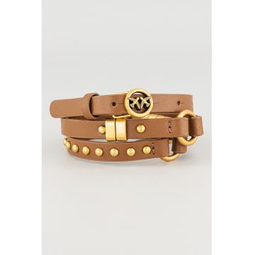 Curea ingusta de piele - Caramel