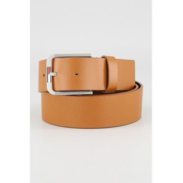 Curea uni de piele - Maro scortisoara