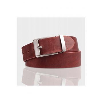 Curea barbati -  100% piele naturala - maro - 100 Cm
