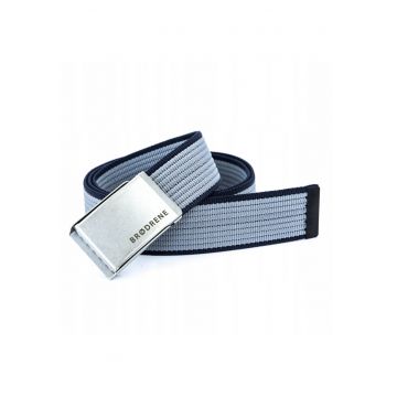 Curea barbati - Brodrene - Polipropilena - Bleumarin/Gri - Gri/Bleumarin