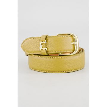 Curea de piele Metal - Verde masliniu