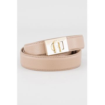 Curea din piele cu catarama cu logo