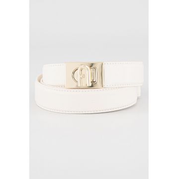 Curea din piele cu catarama cu logo