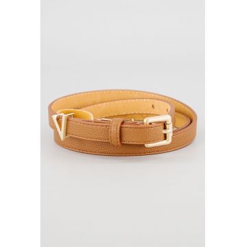 Curea din piele ecologica - Maro scortisoara