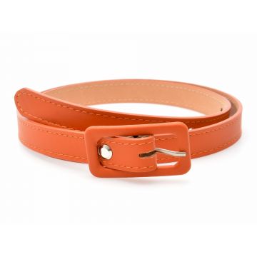 Curea GRYXX portocalie, FG1, din piele naturala